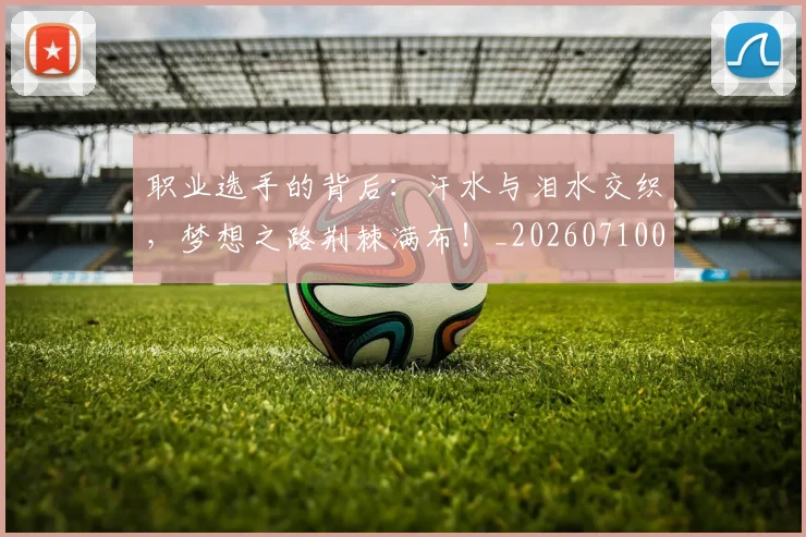 职业选手的背后:汗水与泪水交织,梦想之路荆棘满布!_20260710004136